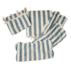 Pottery Barn Teen Emily & Meritt Pajama Stripe Bedding Set Full/Queen or Twin XL